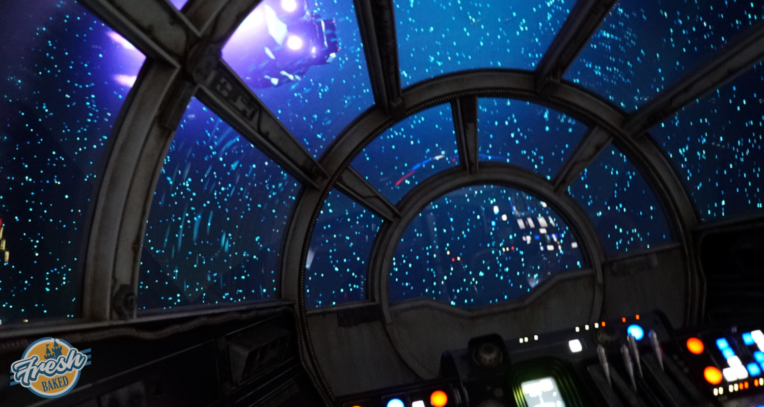 Millennium Falcon Cockpit View Of Space Wall Mural, 55% OFF